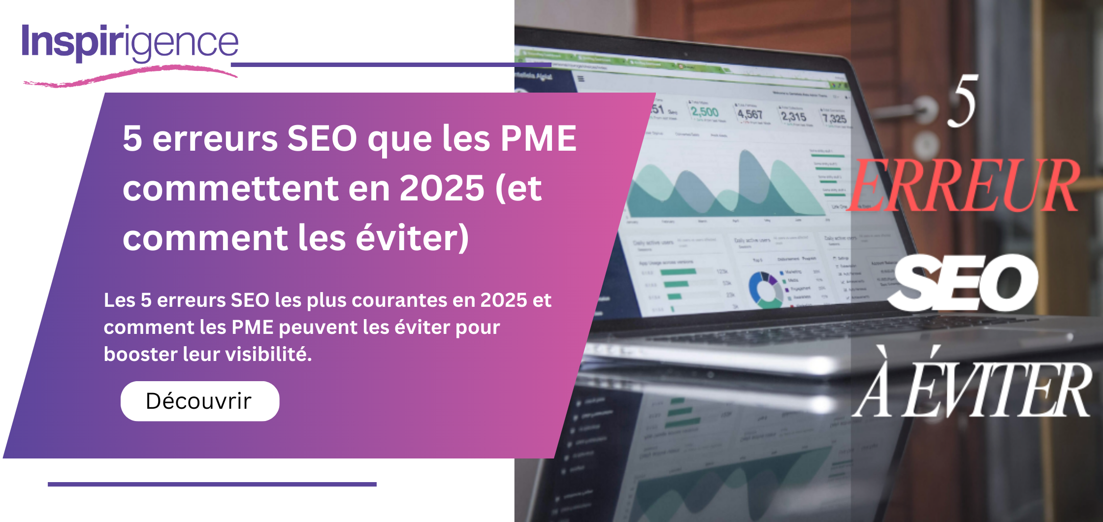 5 erreurs SEO que les PME commettent en 2025 (et comment les éviter)